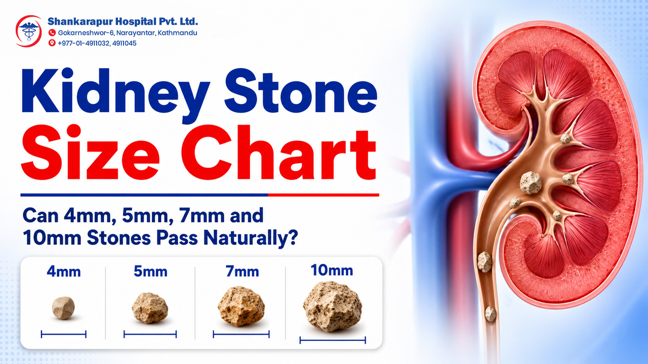 Kidney Stone Size Chart: Can 4mm, 5mm, 7mm and 10mm Stones Pass Naturally?